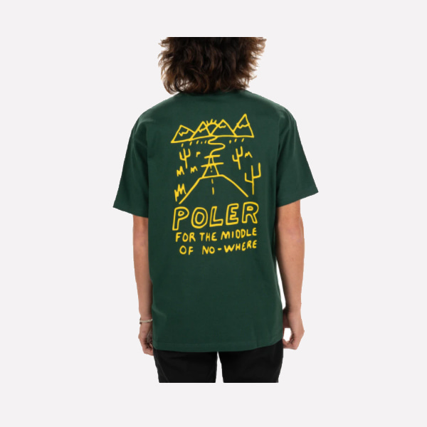 폴러스터프 NOWHERE TEE FOREST GREEN 티셔츠