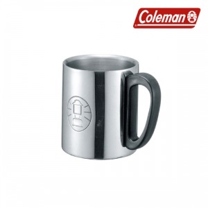 콜맨 더블 스테인레스 머그 300 (블랙) 컵